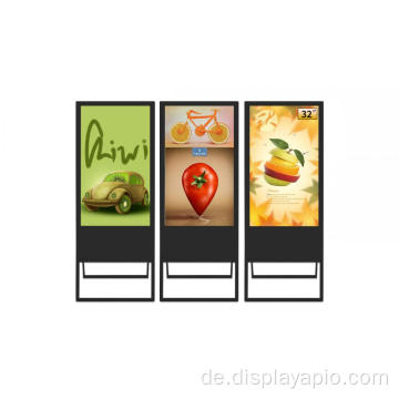 Touchscreen tragbares digitales Signage -Poster Anzeigen